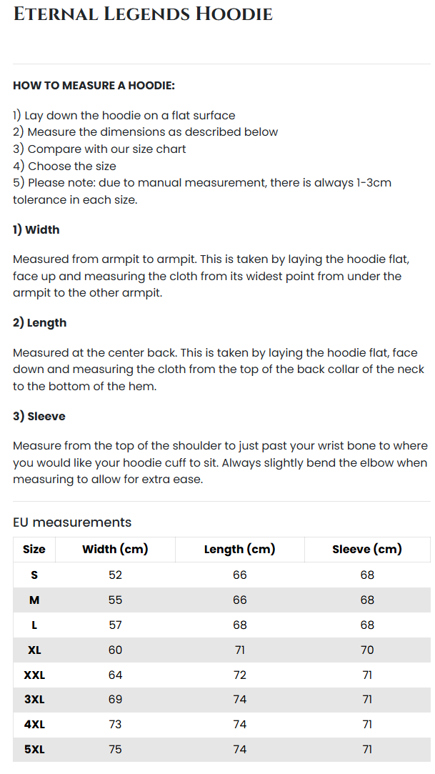 Eternal Legends Hoodie