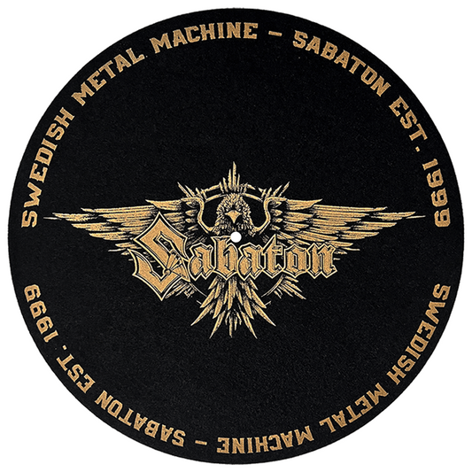 Sabaton Gold Eagle Turntable Slipmat