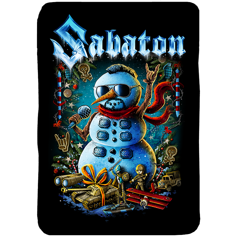 Sabaton All The Way X-mas Blanket