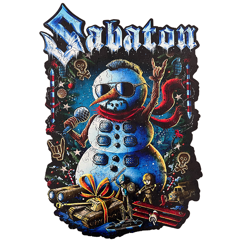 Sabaton All The Way X-mas Wooden Puzzle