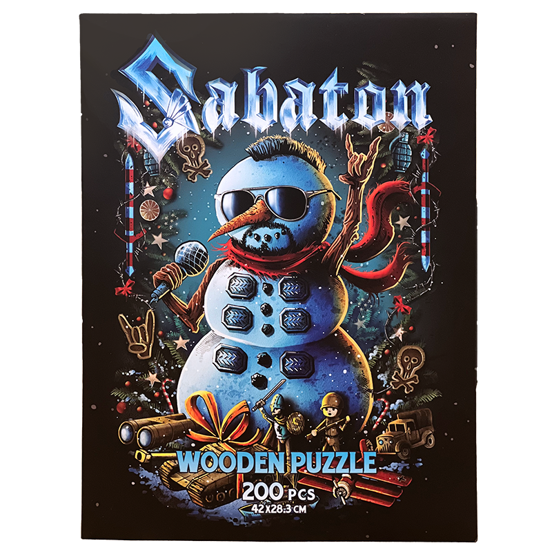 Sabaton All The Way X-mas Wooden Puzzle